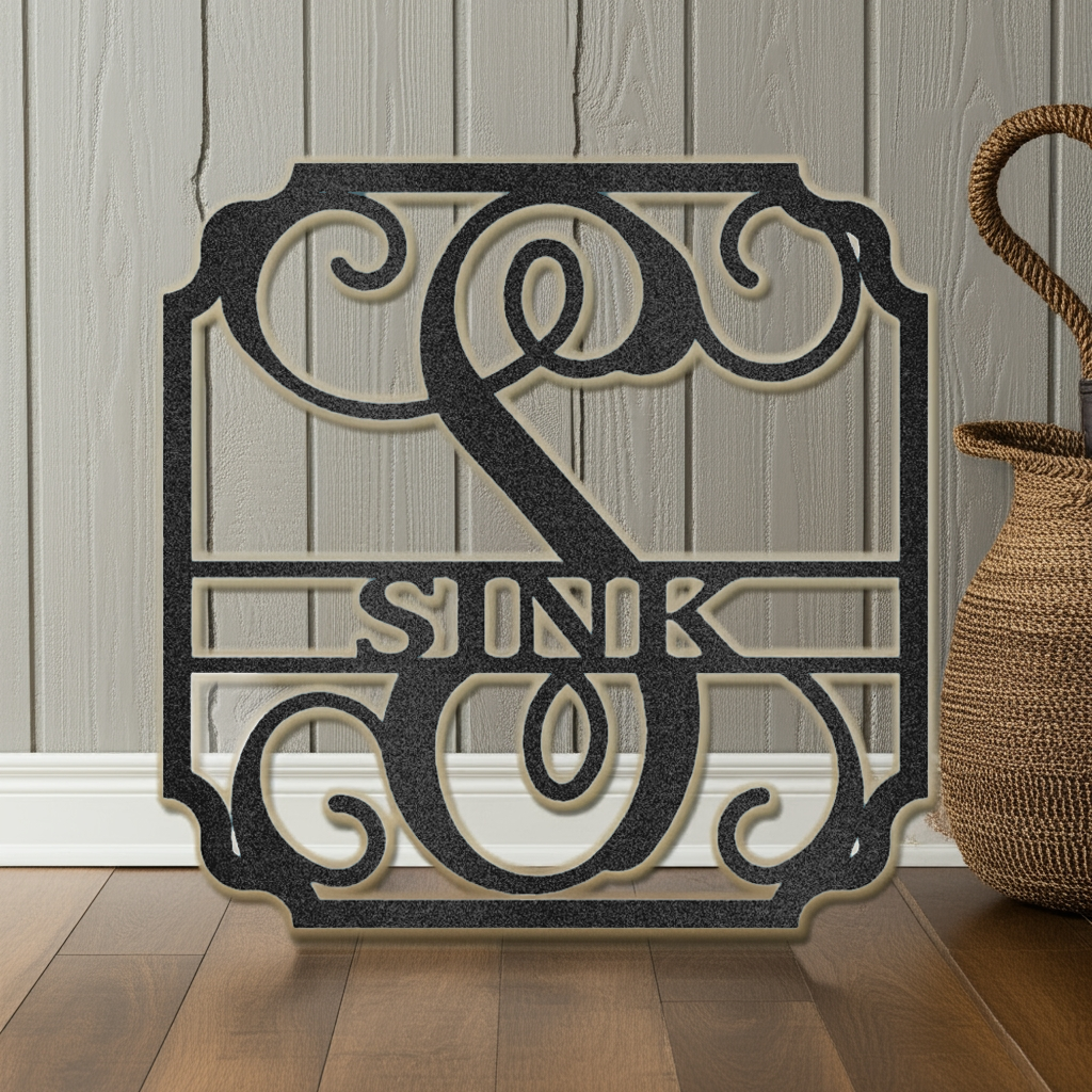 Classic Family Name Personalized Gifts - Custom Metal Sign