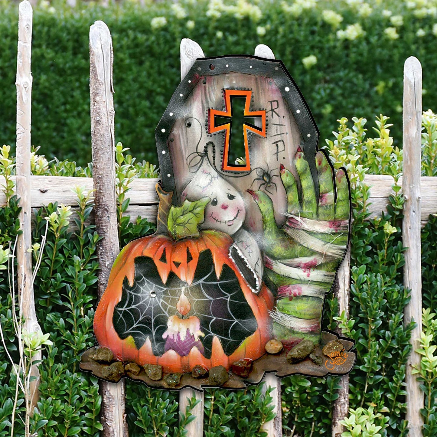 Scary Harry Halloween Door Decor by Jamie Mills-Price - Thanksgiving Halloween Decor - 8457405H