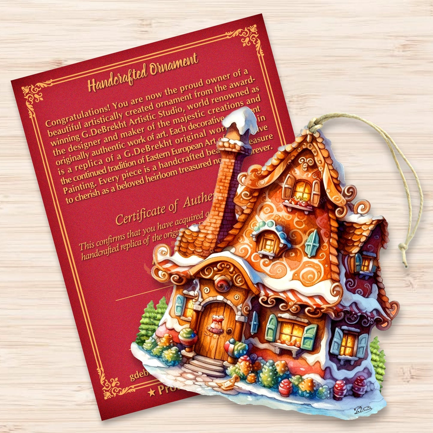 Magic House  Wooden Ornaments by G. Debrekht - Christmas Decor - 8100191-3