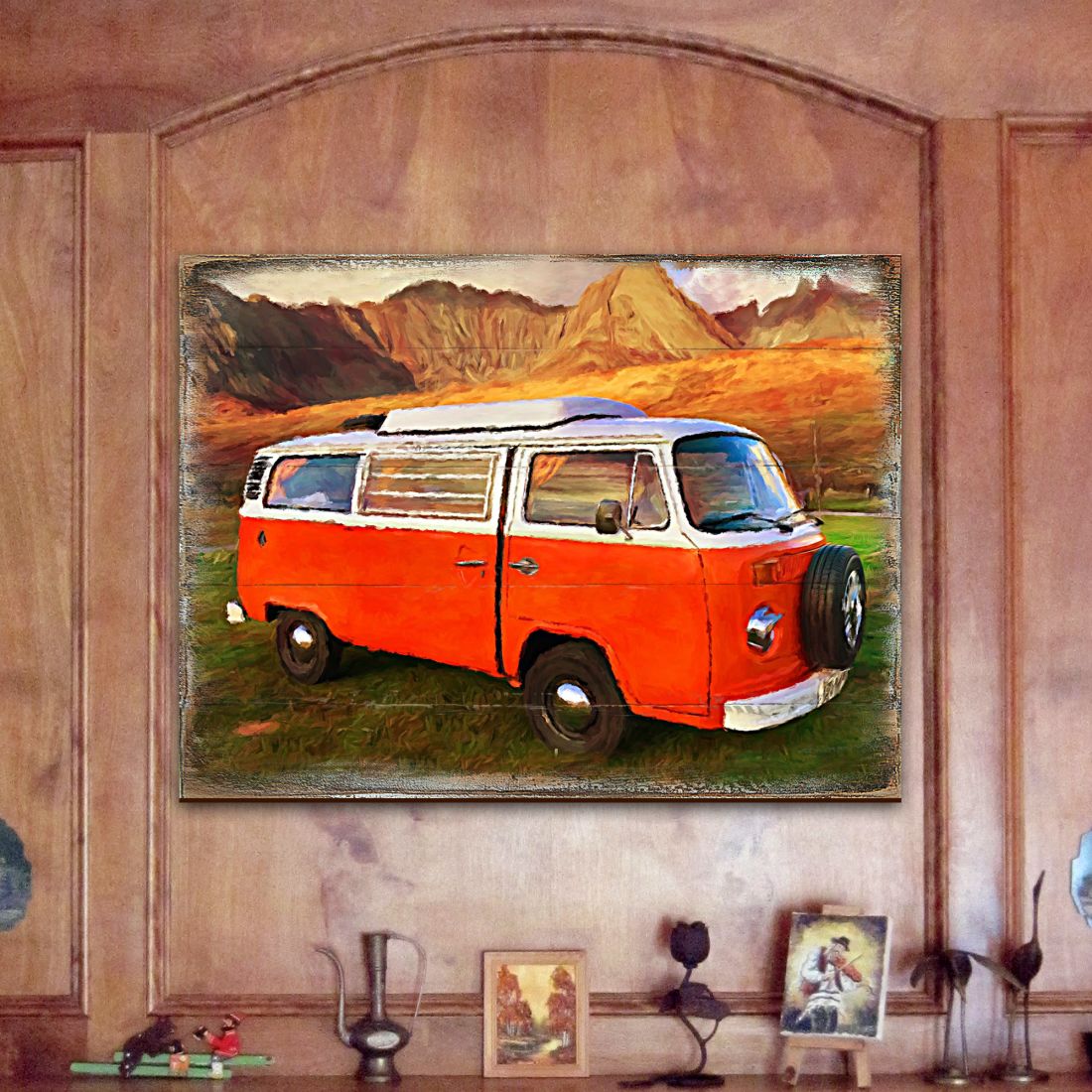 Tolliver Van Art Wooden Wall Art by Nature Wonders - Nature Wildlife Decor  - 95292B