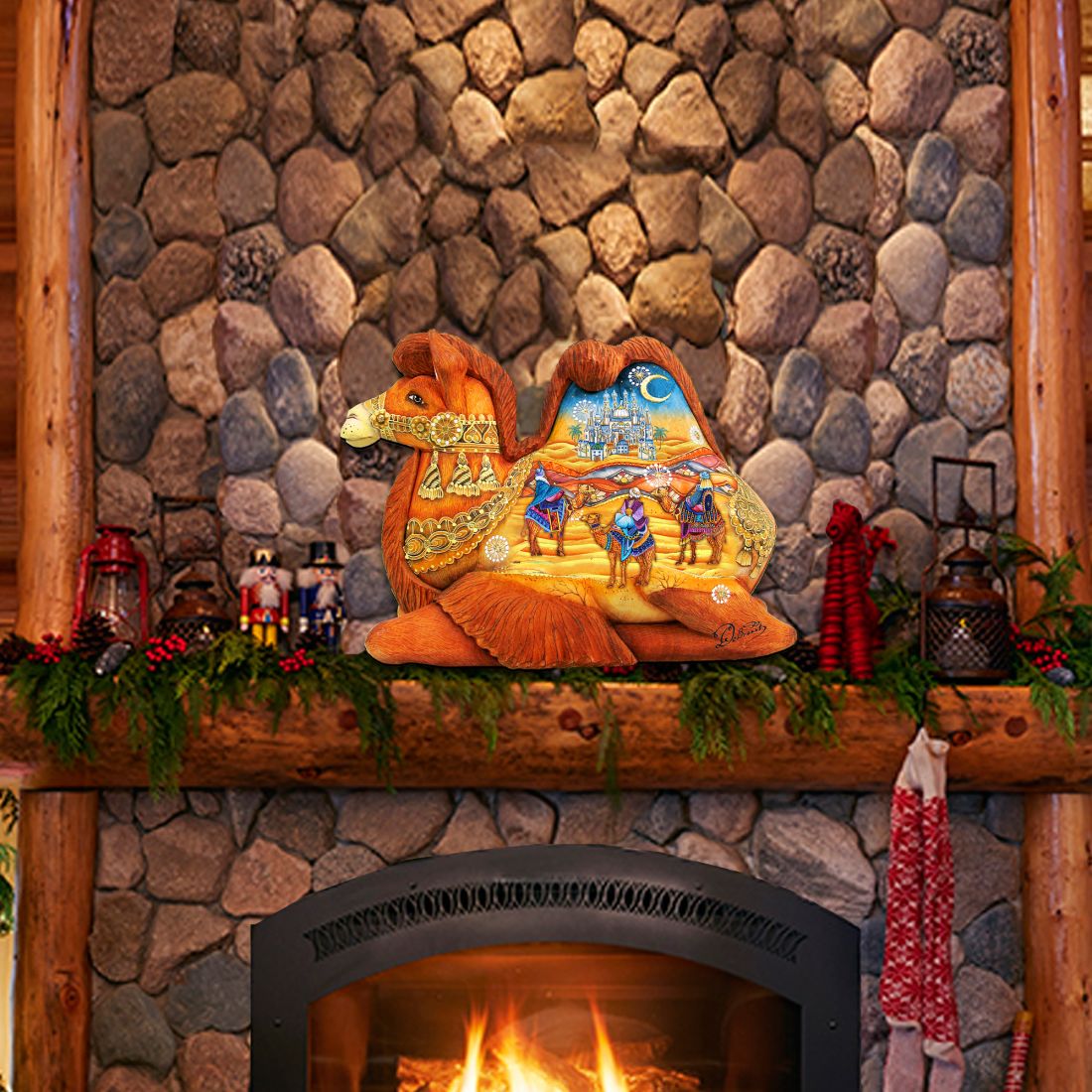 Three Kings Nativity Door Decor by G. DeBrekht - Nativity Holiday Decor - 8126519H