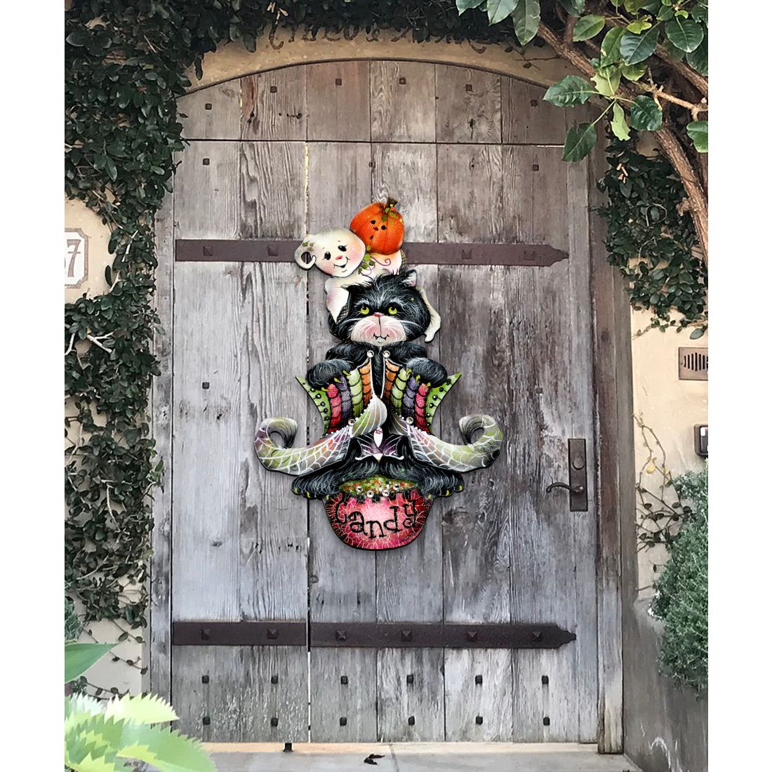 Spoooooky Boos! Halloween Door Decor by Jamie Mills-Price - Thanksgiving Halloween Decor - 8457409H
