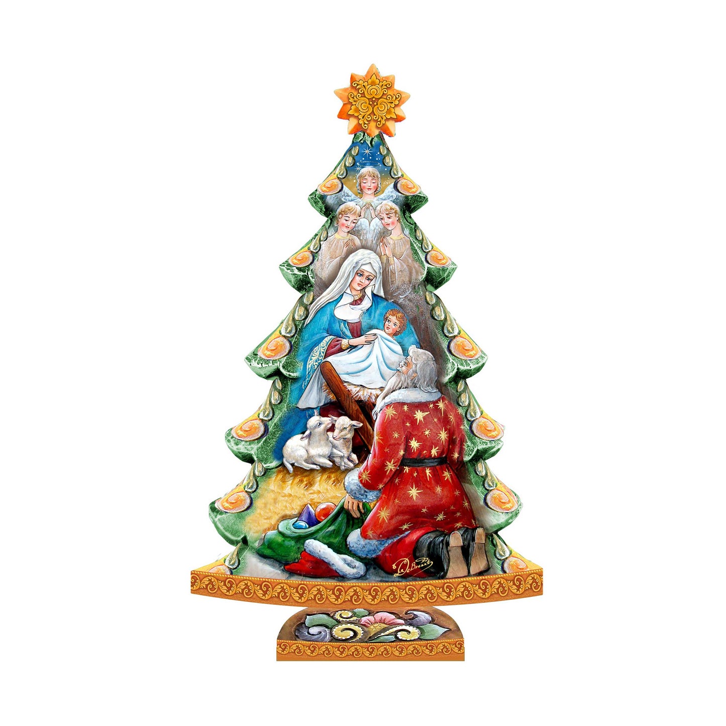 Adoration Nativity Tree Nativity Door Decor by G. Debrekht - Nativity Holiday Decor - 8128833H