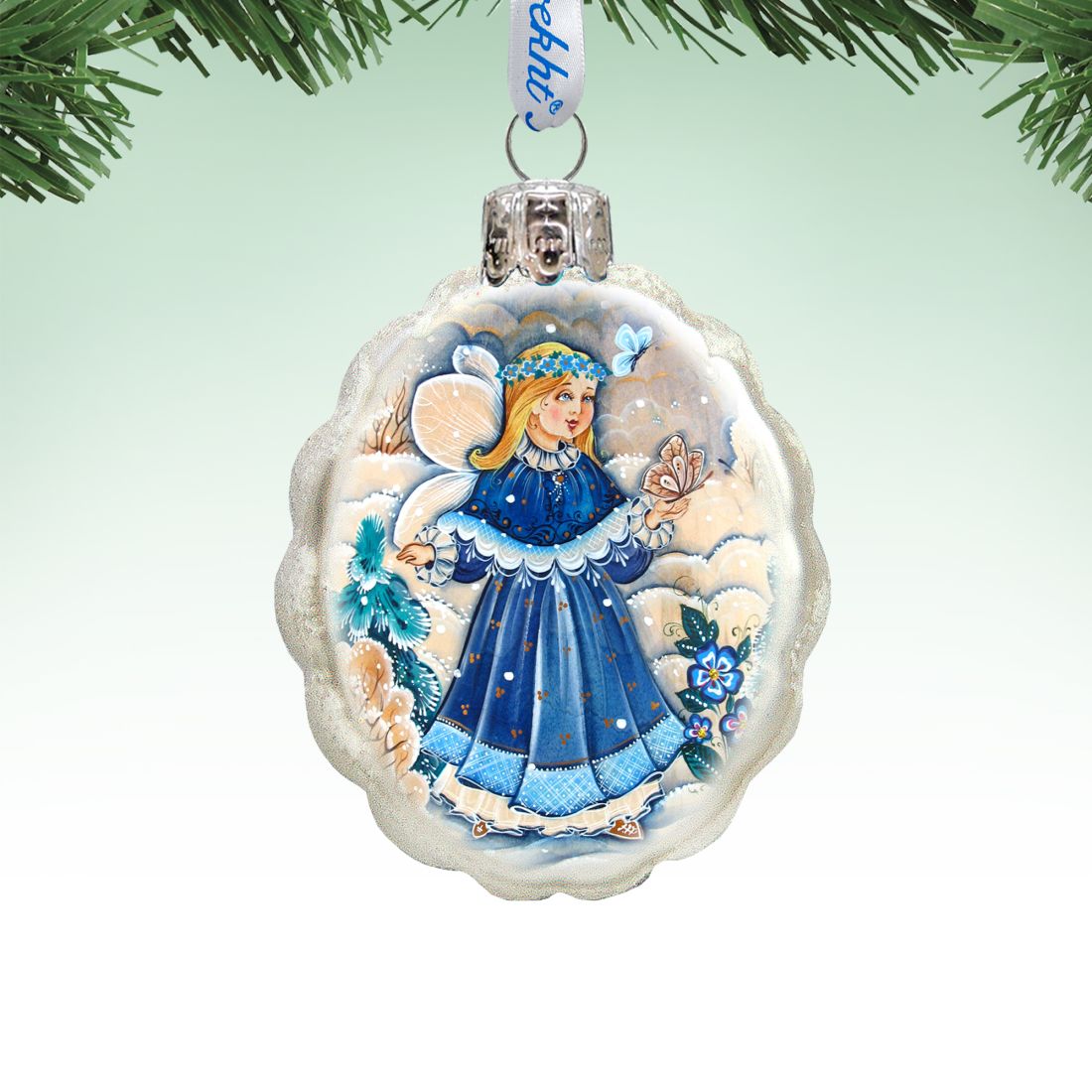 Little Fairy Mercury Glass Ornament by G. DeBrekht - Christmas Decor - 773032