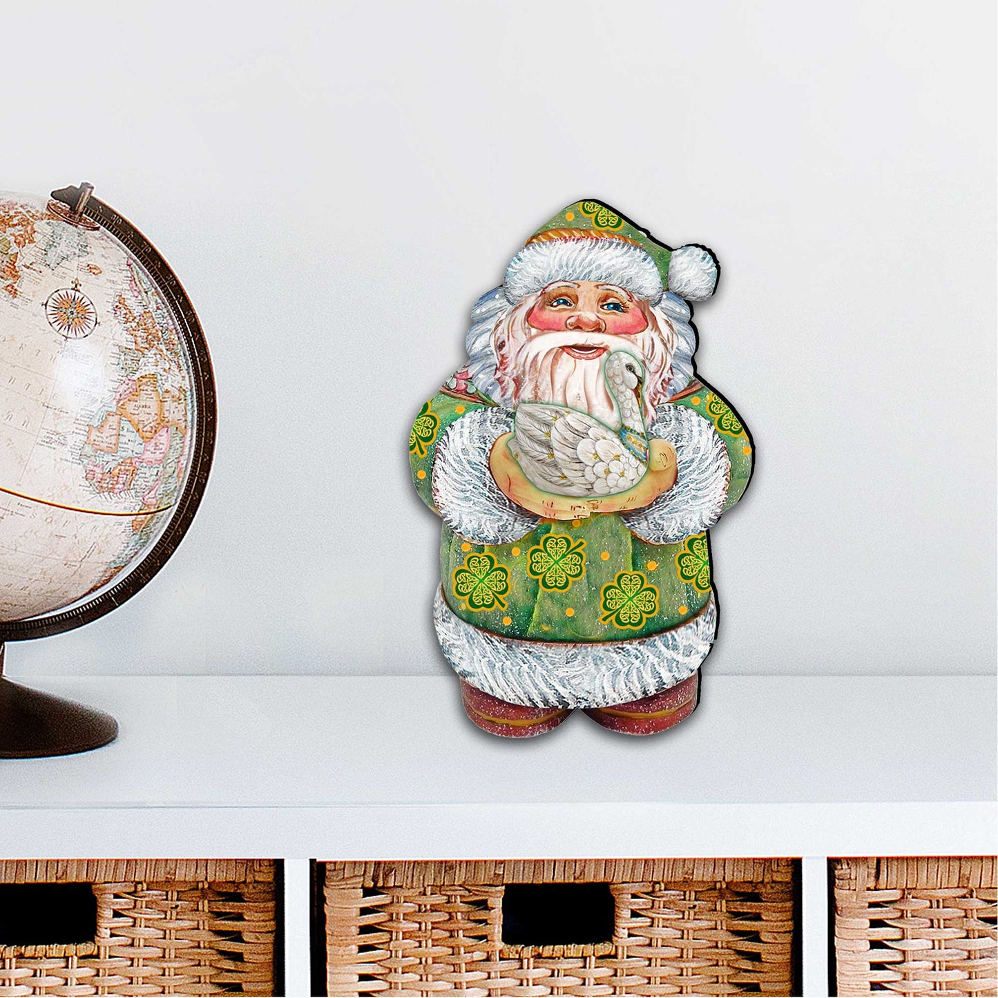 Celtic Santa Irish Christmas Holiday Door Decor by G. DeBrekht - Celtic Decor - 8118086H