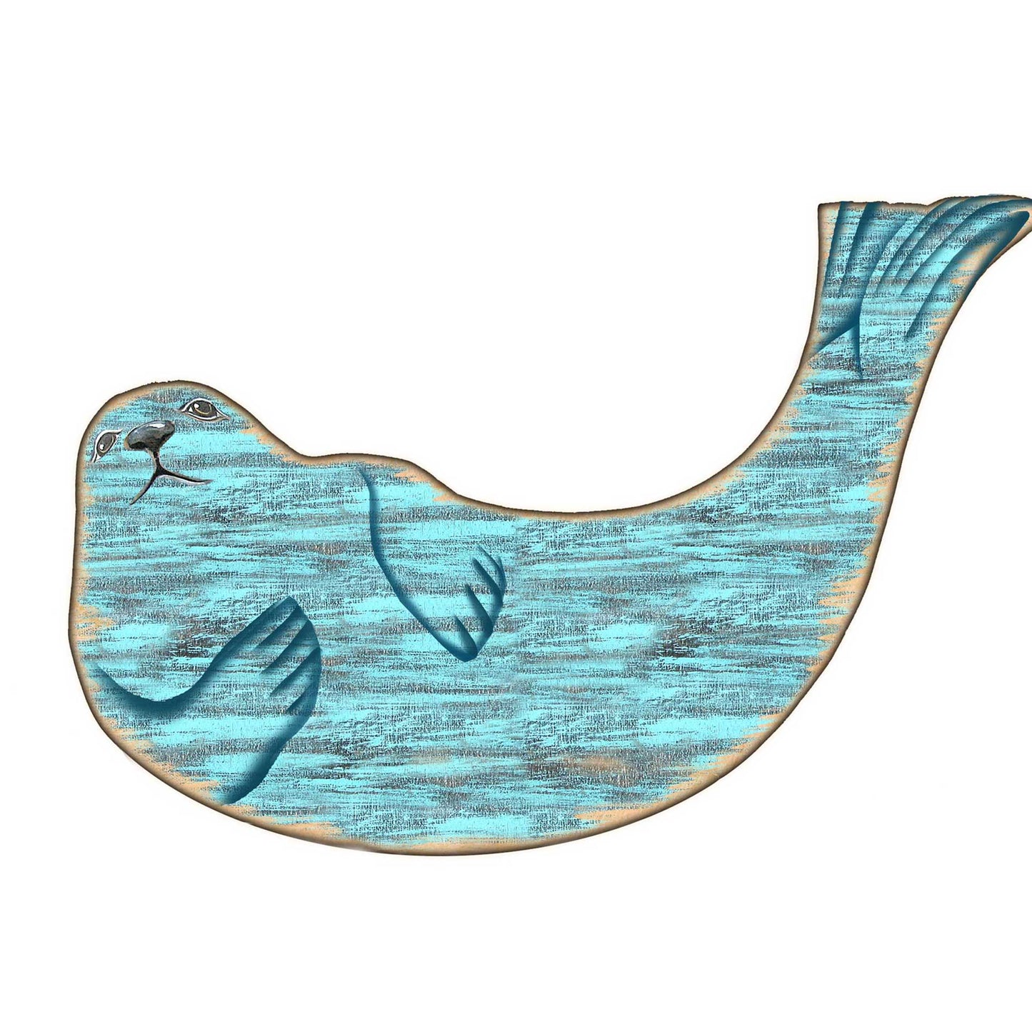 Sea Lion Beach House Door Decor by G. DeBrekht - Coastal Holiday Decor - 8158914H