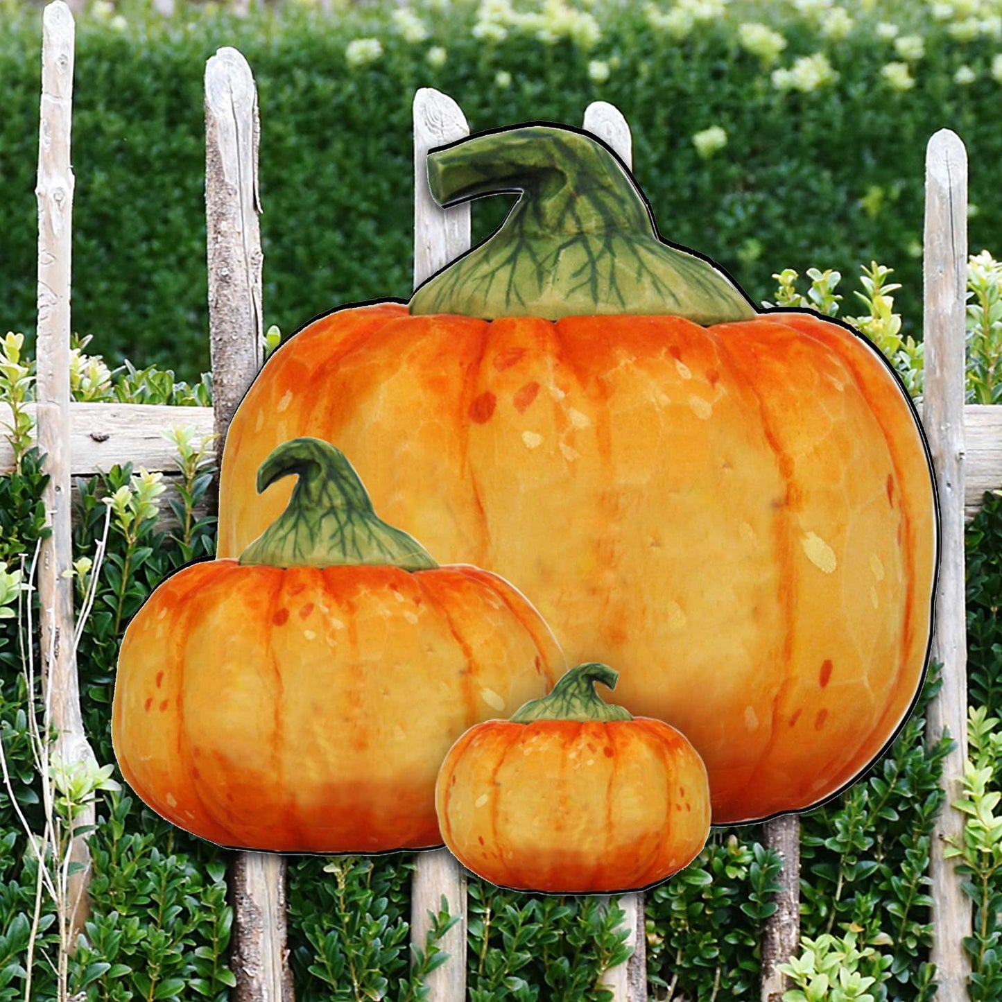 Stacking Pumpkins Halloween Door Decor by G. DeBrekht - Thanksgiving Halloween Decor - 8158414-2H