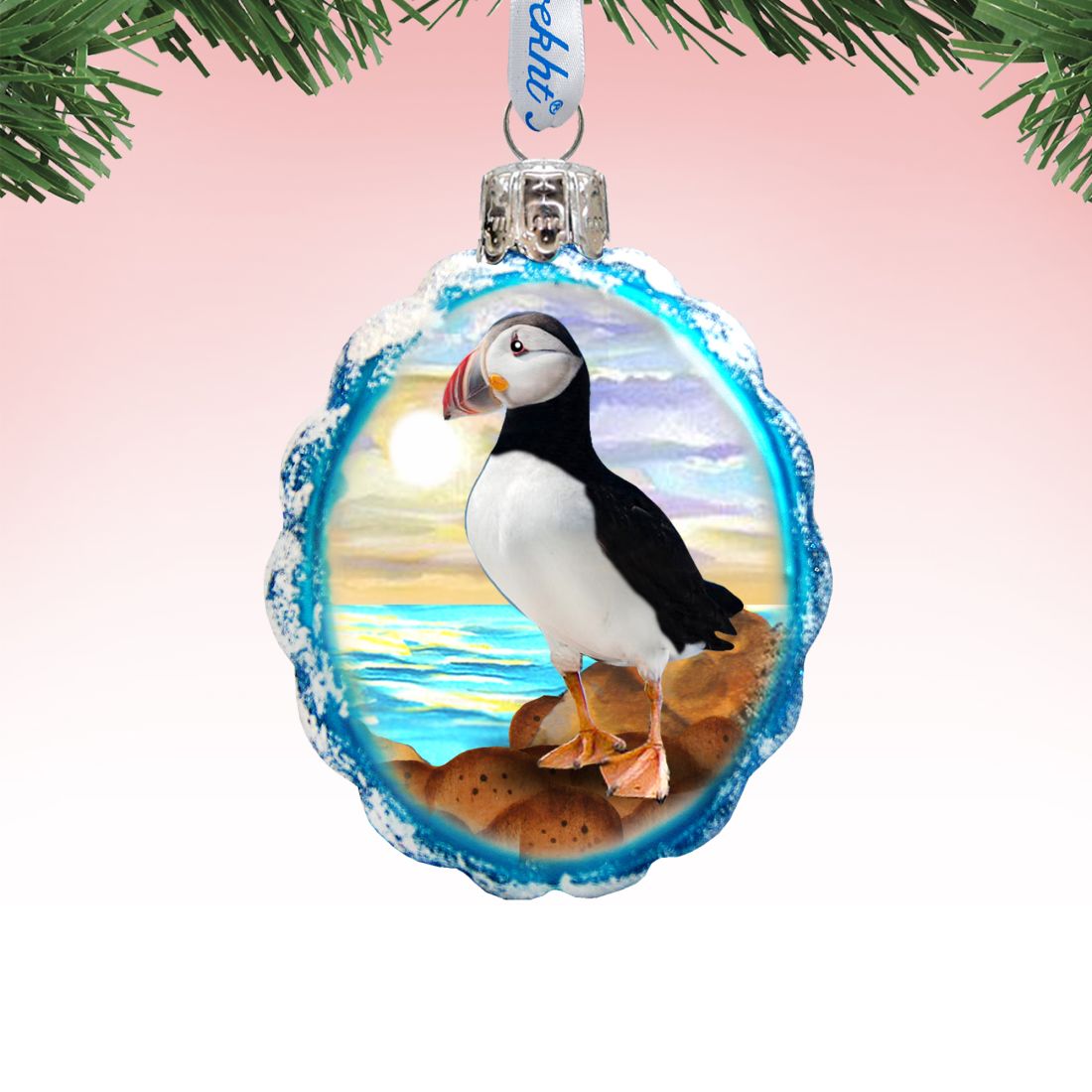 Bird Mercury Glass Ornament by G. DeBrekht - Wildlife Holiday Decor - 771043