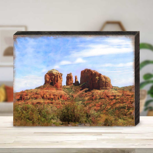 Canyon Art Wooden Wall Art by Nature Wonders - Nature Wildlife Decor  - 95367B