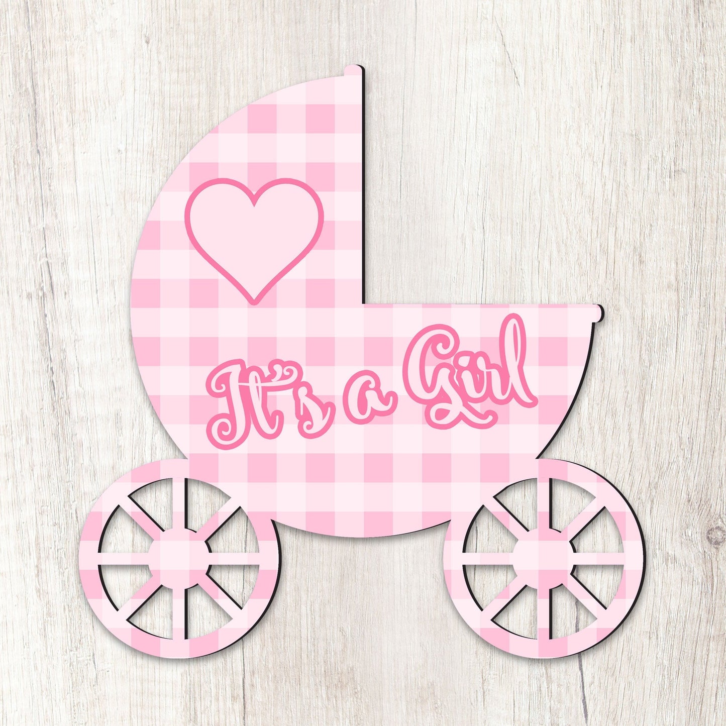 It's a Girl Holiday Door Decor by G. DeBrekht - Christmas Decor - 8114045H