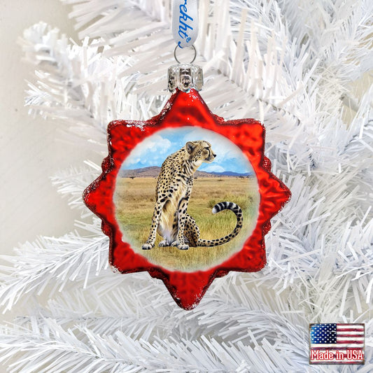 Japer Mercury Glass Ornament by G. DeBrekht - Wildlife Holiday Decor - 771040