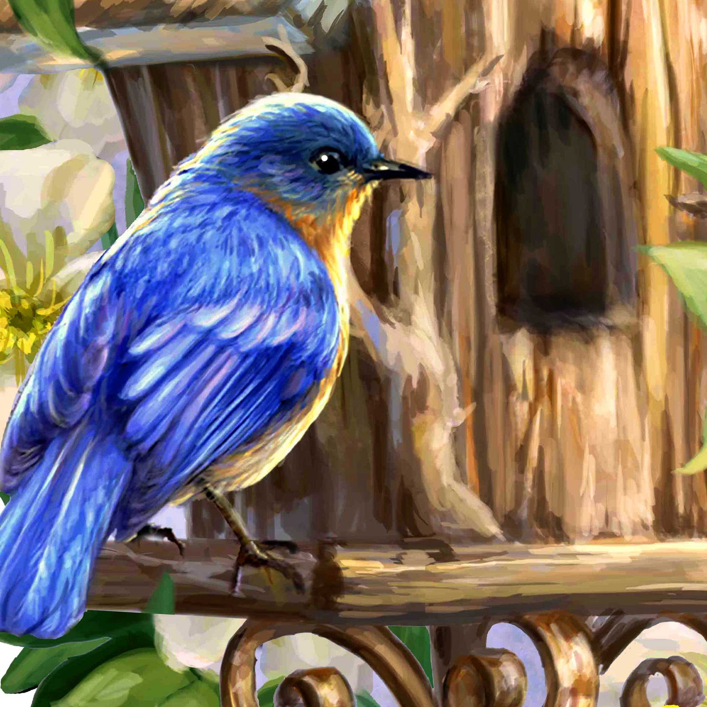 Spring Awakens Holiday Door Decor by D. Gelsinger - Easter Spring Decor - 8652815H-DG