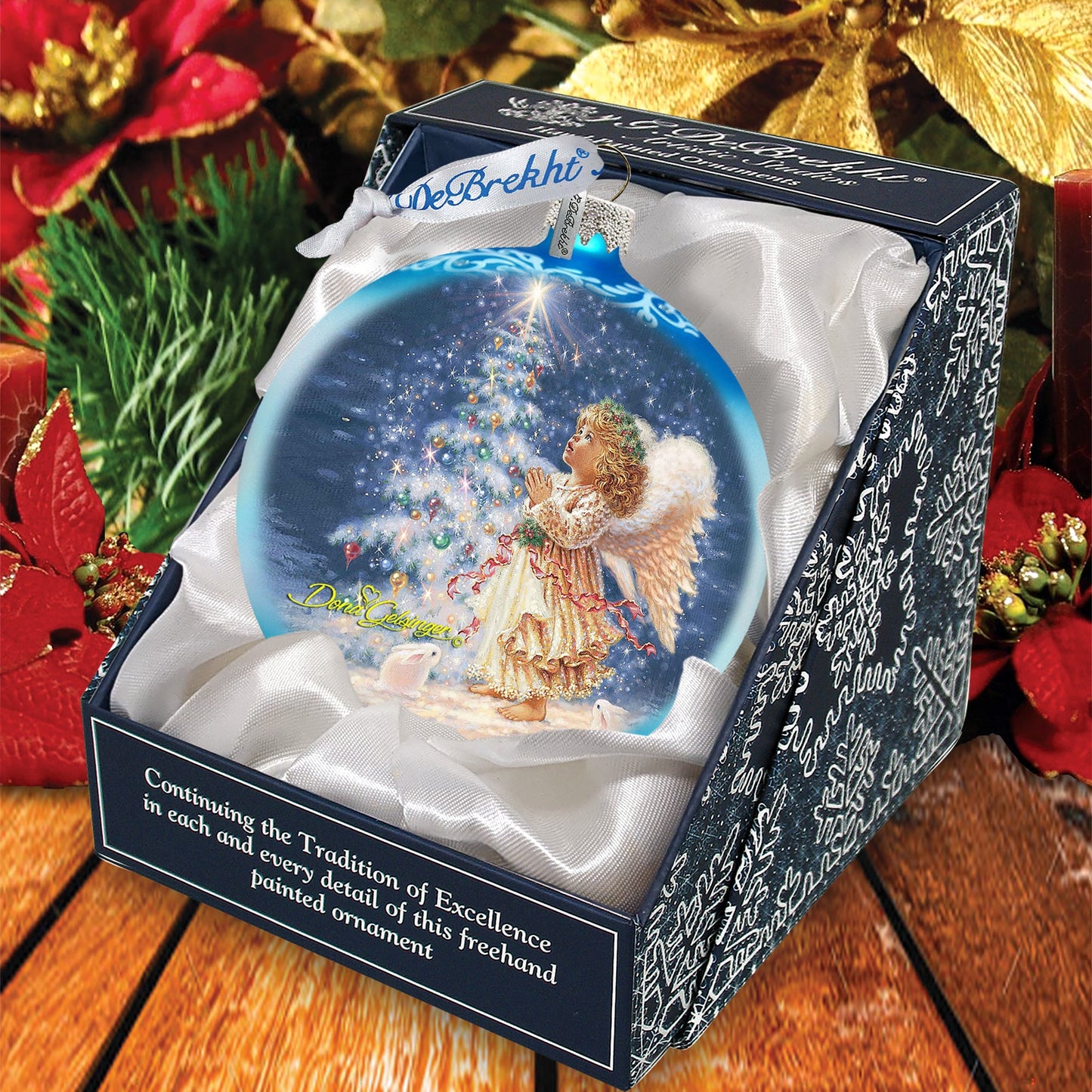 My Christmas Wish Glass Ornament by D. Gelsinger - Nativity Holiday Décor - 71113-0703