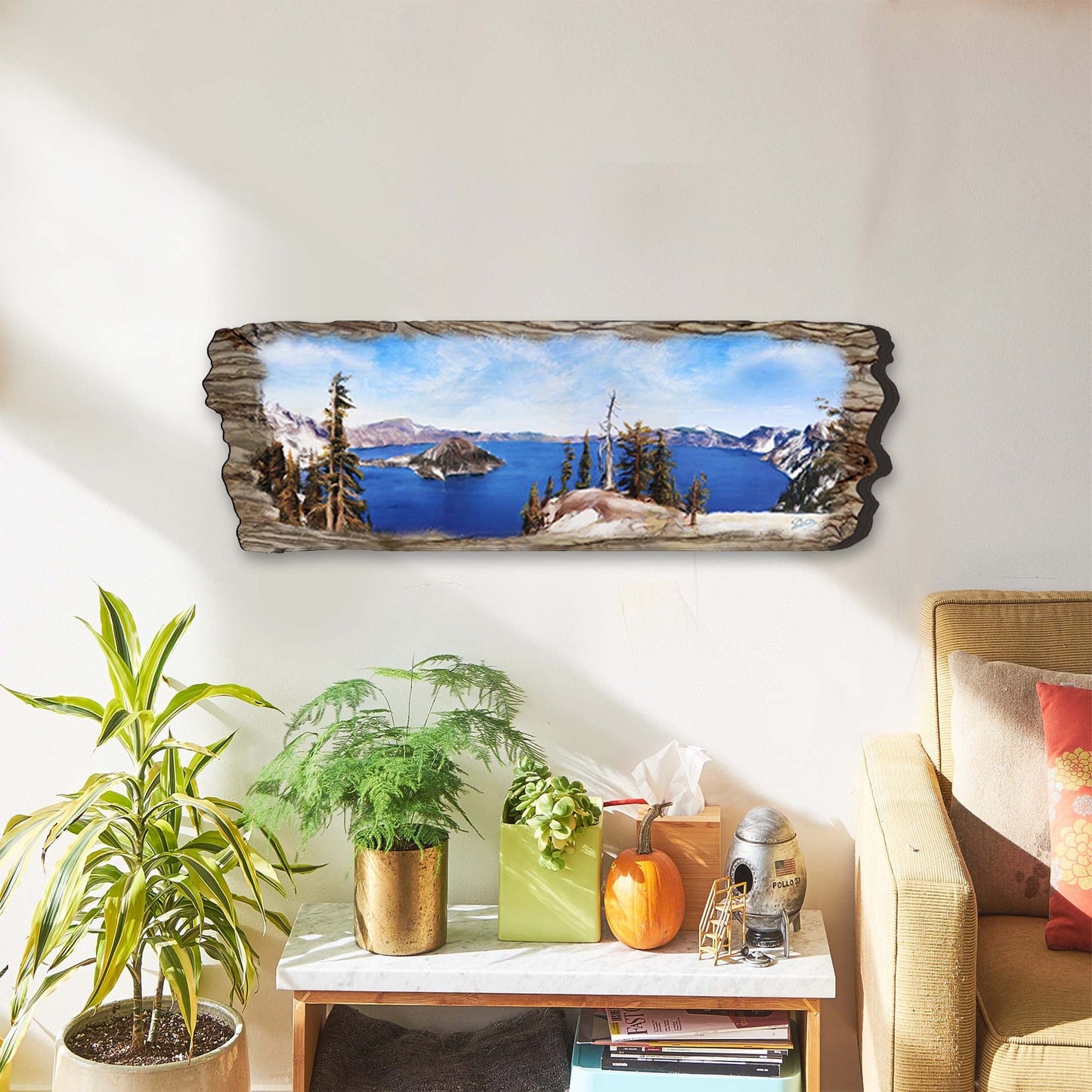 Lake View Wooden Wall Art by G. DeBrekht Coastal Decor - 8491107W