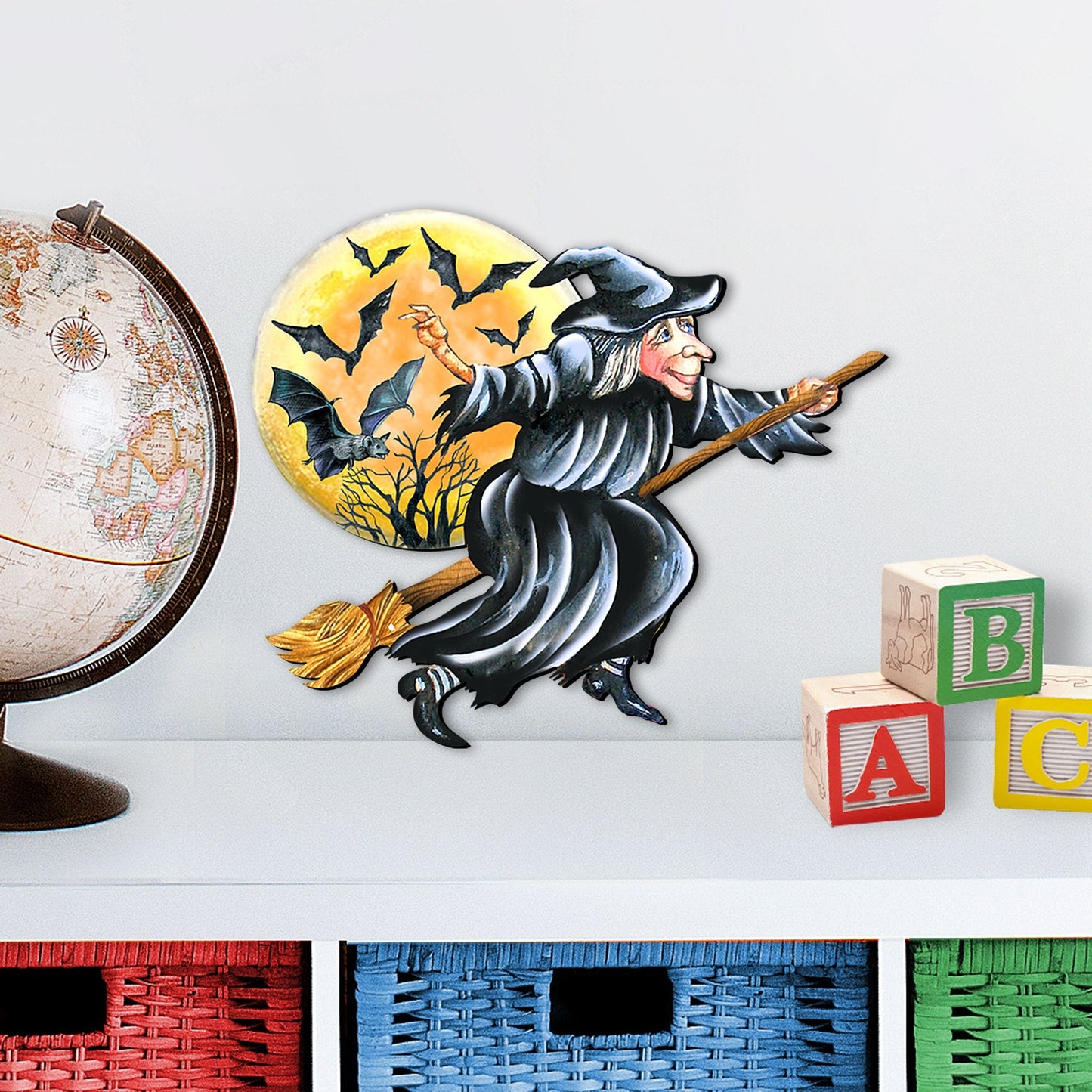 Witch Halloween Door Decor by G. DeBrekht - Thanksgiving Halloween Decor - 8114011H