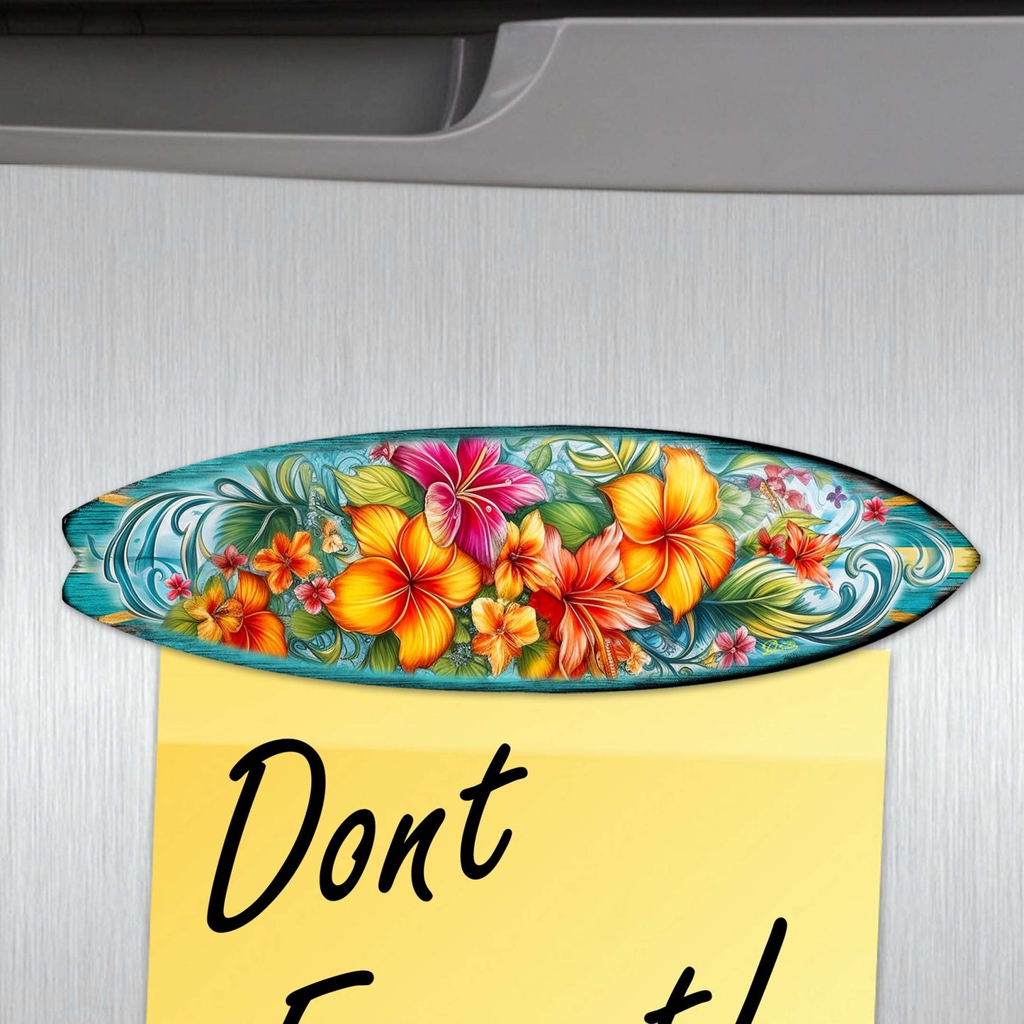 Surfboards Decorative Wooden Magnets Set of 6 by G. Debrekht - Coastal Decor - 8090066G-S6