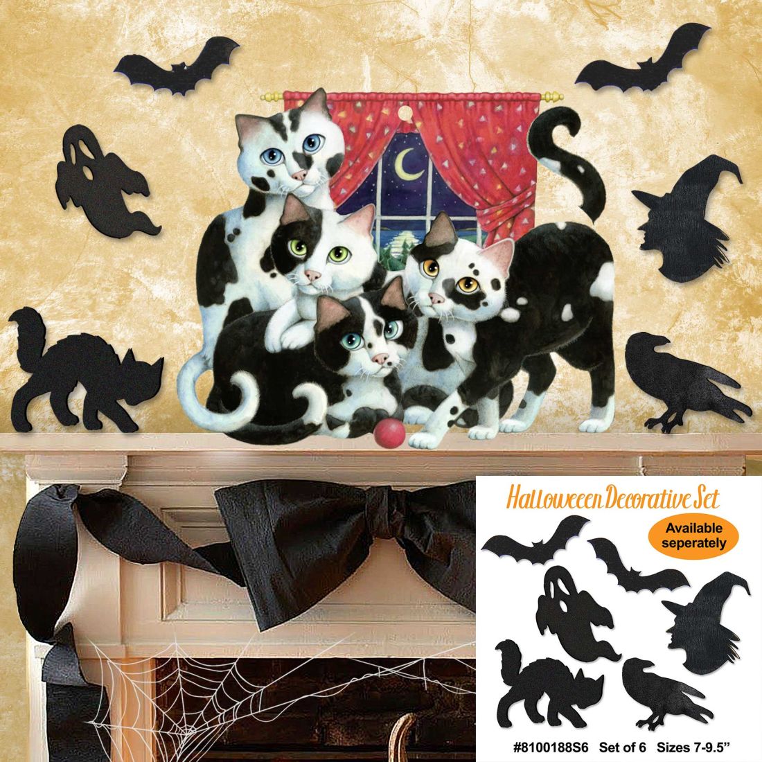 Cookies and Cream Halloween Door Decor by Laura Seeley - Thanksgiving Halloween Decor - 8512053H