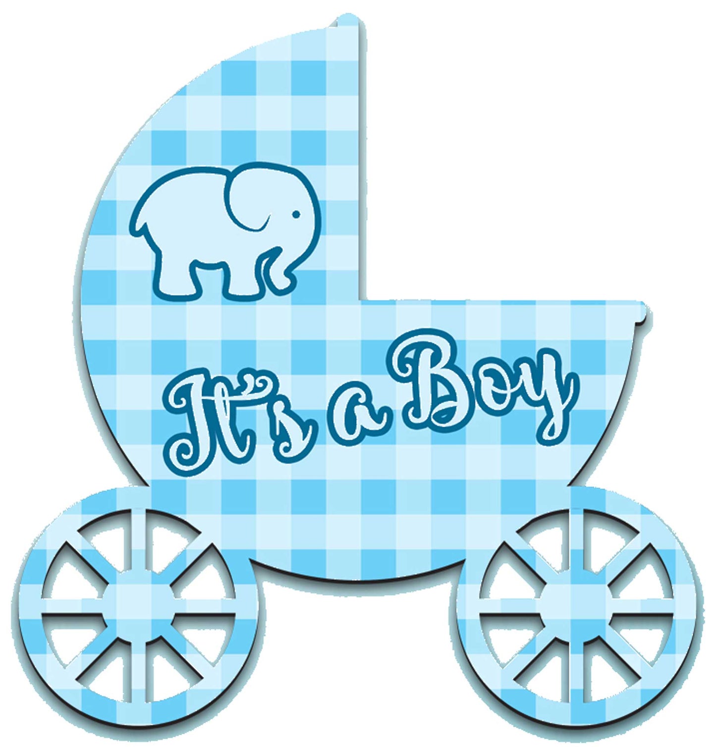 It's A Boy Holiday Door Decor by G. DeBrekht - Christmas Decor - 8114044H