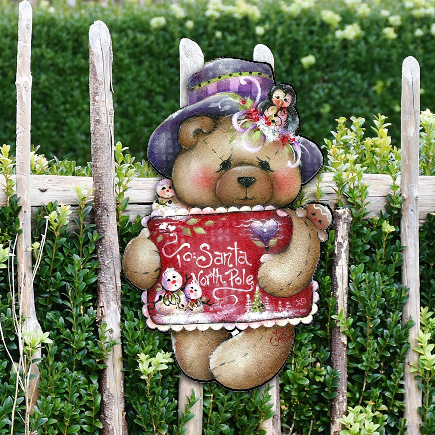 To Santa with Love Door Decor by Jamie Mills-Price - Christmas Decor - 8457510H