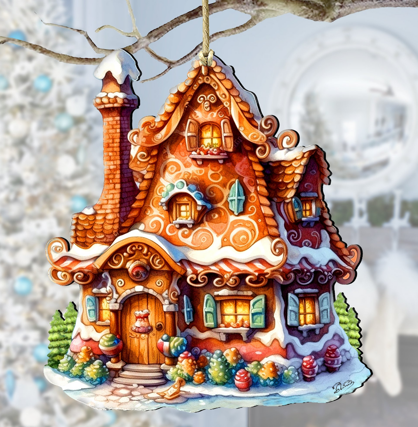 Magic House  Wooden Ornaments by G. Debrekht - Christmas Decor - 8100191-3