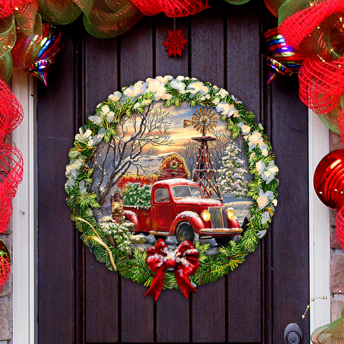 Christmas Wonderland Holiday Door Decor by D. Gelsinger - Christmas Decor - 8652811H-DG