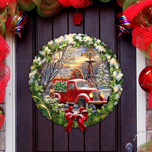 Christmas Wonderland Holiday Door Decor by D. Gelsinger - Christmas Decor - 8652811H-DG