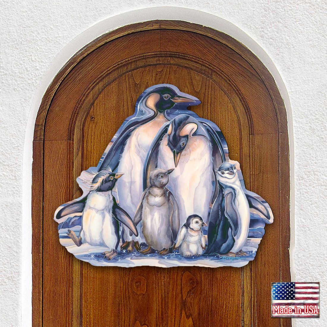 Sno Buddy Like You Wildlife Wall Art - J. Bergsma - Wildlife Holiday Decor - 8591659W-JB