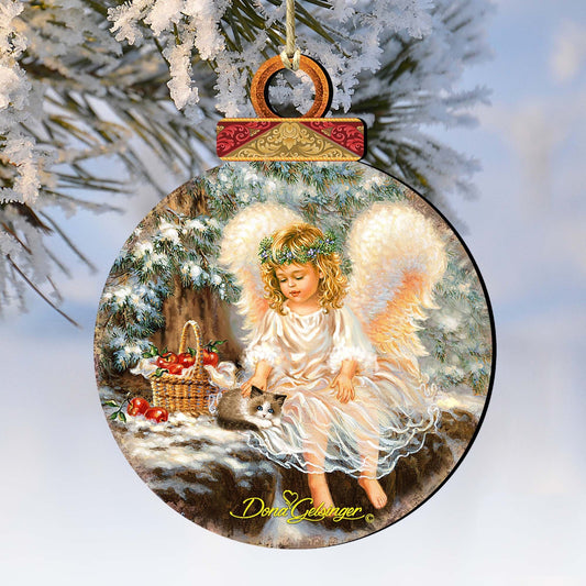 Winter Companions Wooden Ornaments by Gelsinger - Nativity Holiday Decor - 8021120-0718