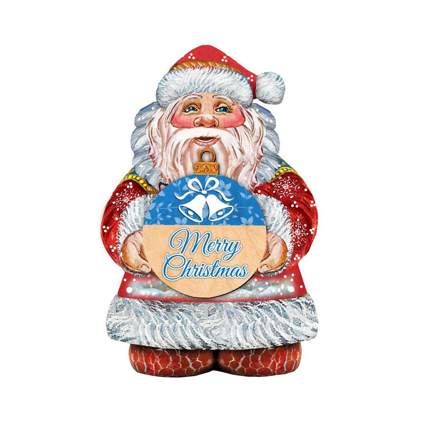 Merry Christmas Door Decor by G. DeBrekht - Christmas Santa Snowman Decor - 8117810H-MC