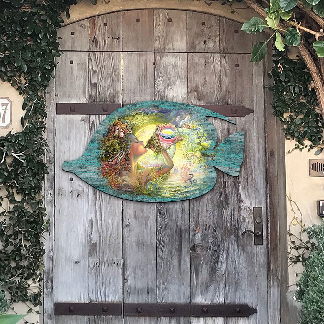 Call of the Sea Wall Hanger by Josephine Wall - Coastal Sea-Life Decor - 845612H-JW