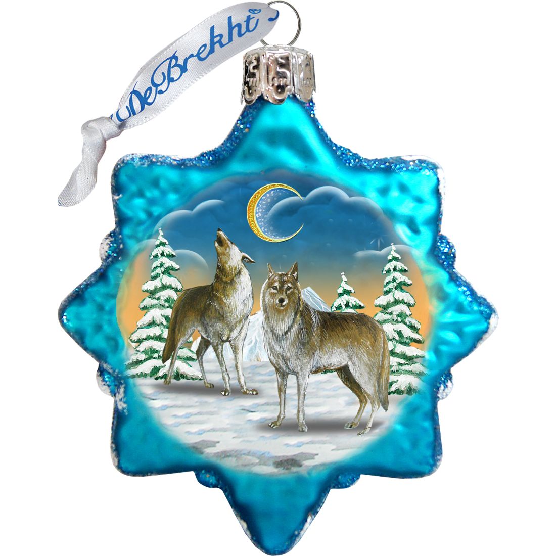 Wildlife Mercury Glass Ornaments Set of 3 by G. DeBrekht - Wildlife Holiday Decor - 770108S3