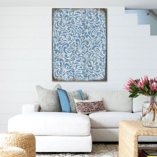 Mowat Wooden Wall Art by G. DeBrekht - Floral Ornamental Decor - 95004B