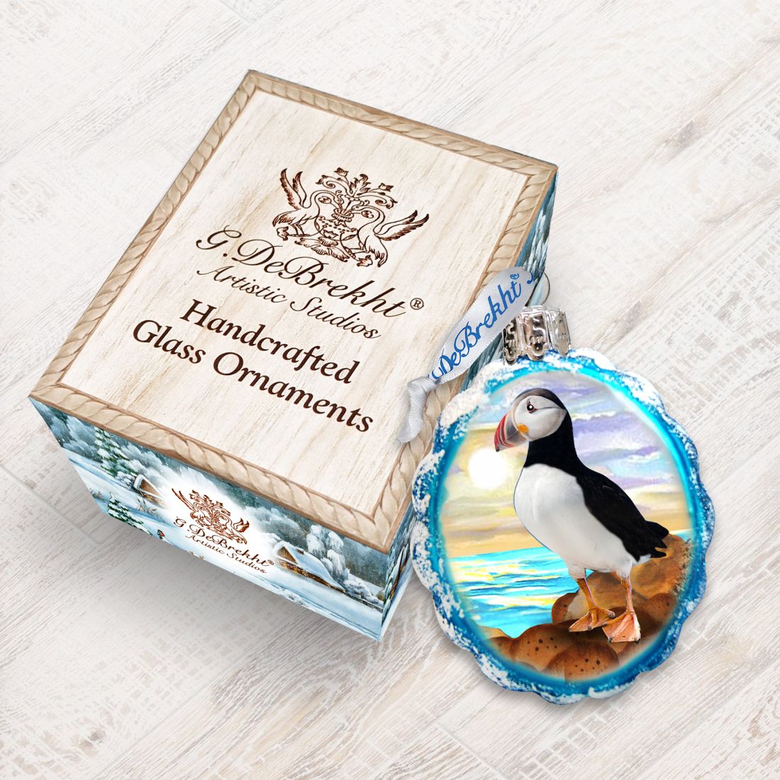 Bird Mercury Glass Ornament by G. DeBrekht - Wildlife Holiday Decor - 771043