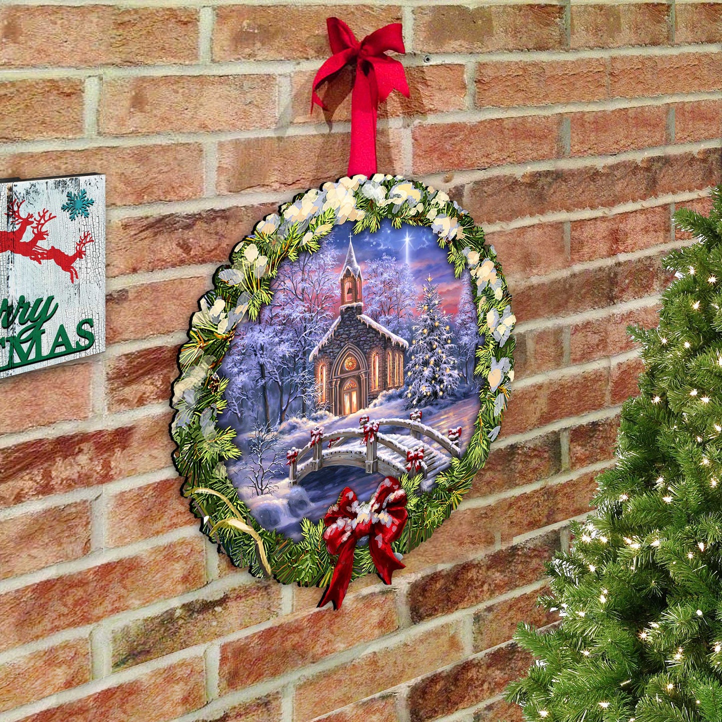 O Come Emmanuel Holiday Door Decor by D. Gelsinger - Nativity Holiday Decor - 8652814H-DG