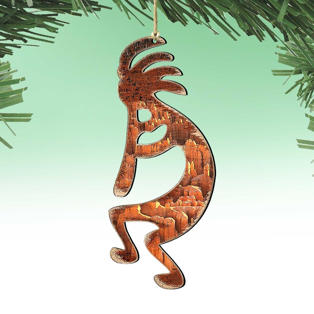 Kokopelli Wooden Ornaments - Christmas Decor - 8198416