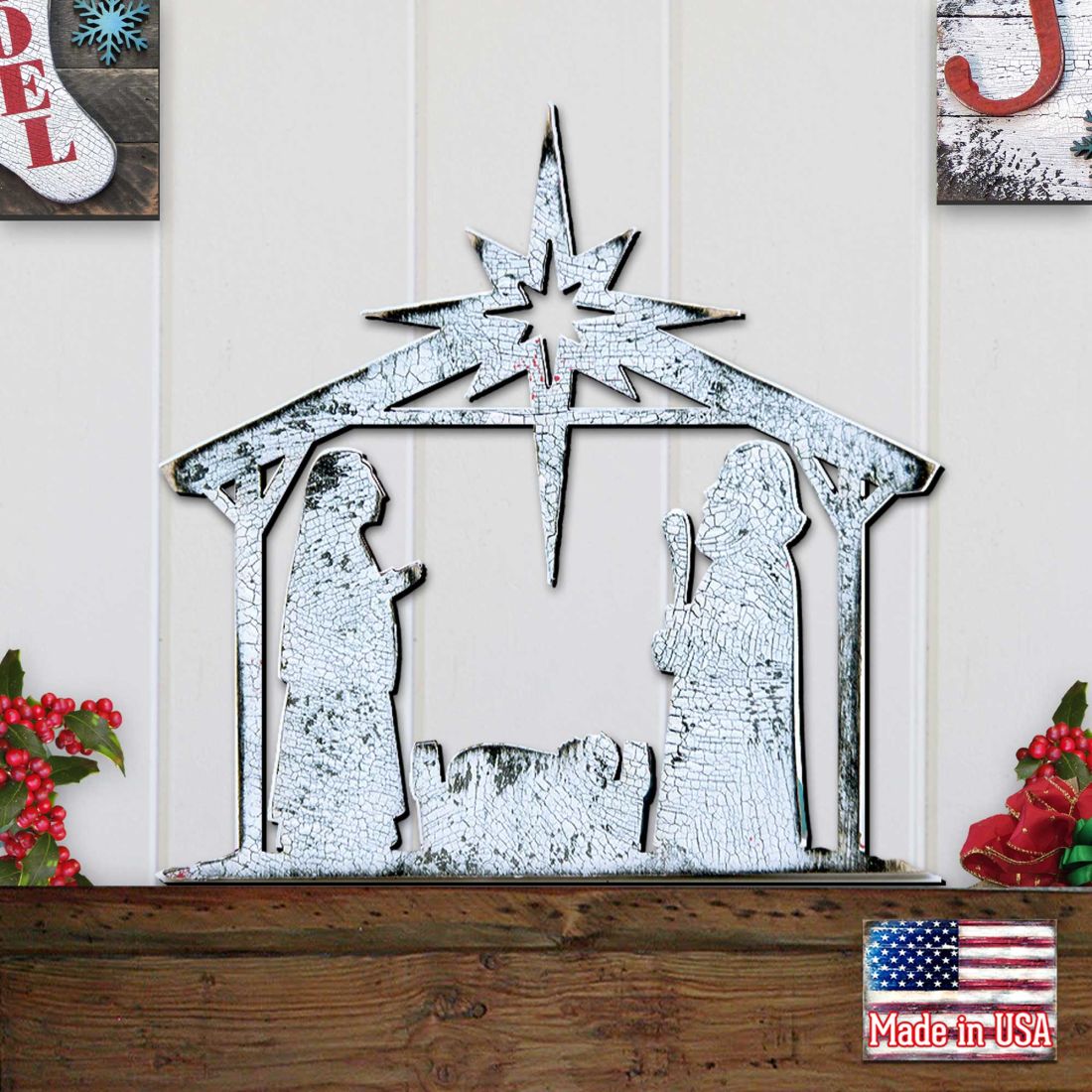 Rising Star Nativity Door Decor by G. DeBrekht - Nativity Holiday Decor - 8198851H