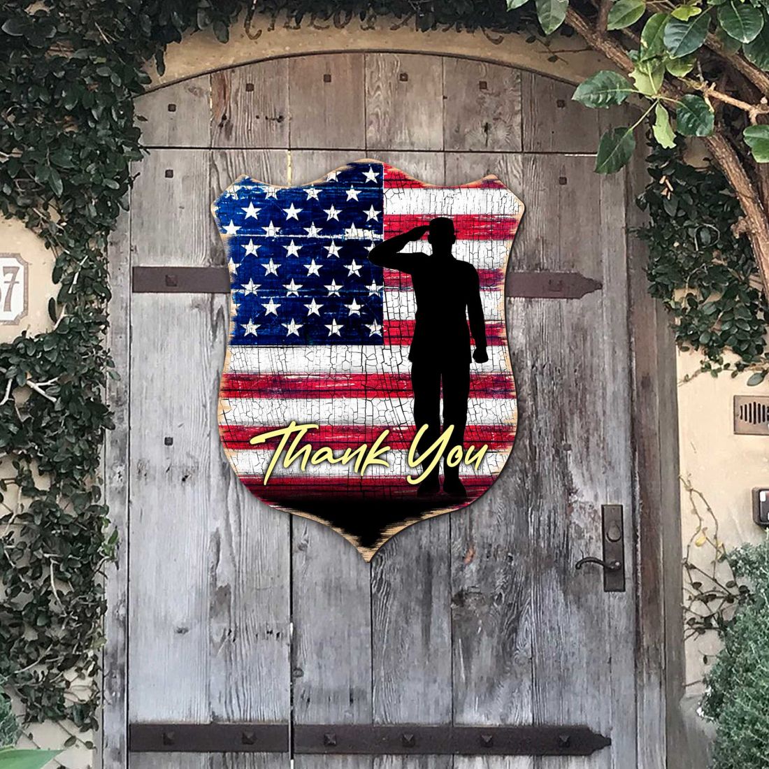 Shield of Appreciation Wall Door Hanger - International Decor - 8187101H