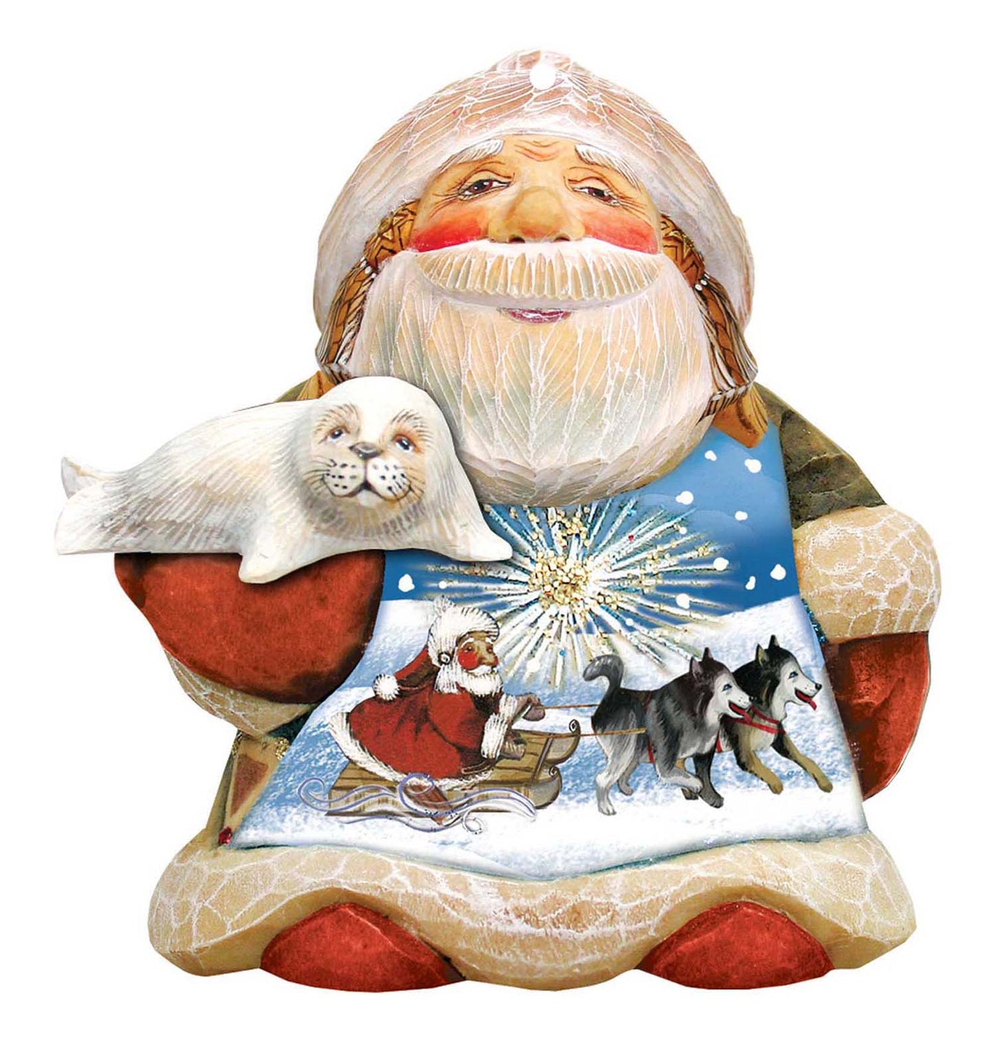 Northern Light Santa Holiday Door Decor by G. DeBrekht - Christmas Decor - 8151844H