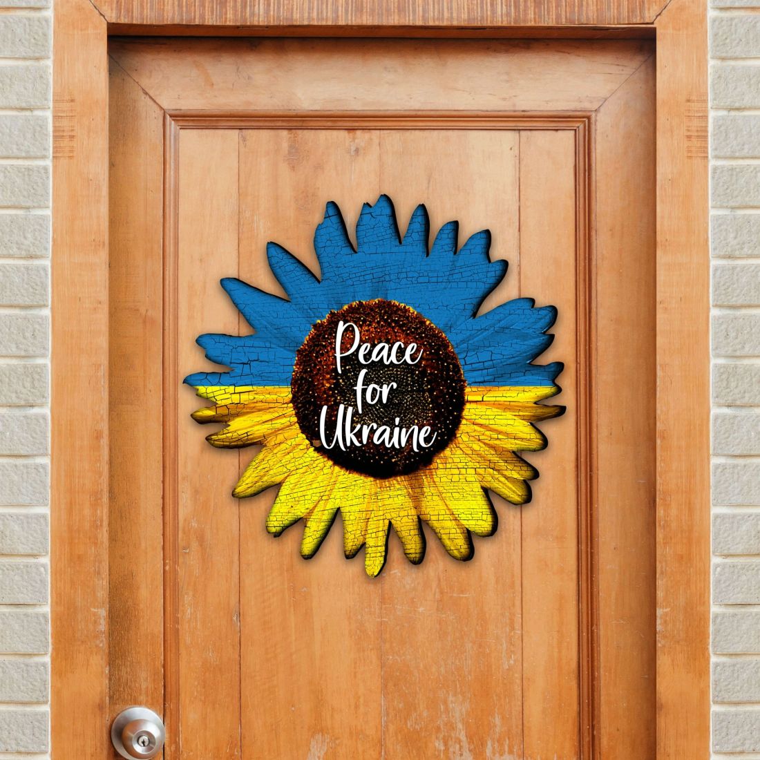 Piece for Ukraine Sunflower Door Hanger - International Decor - 8187125H