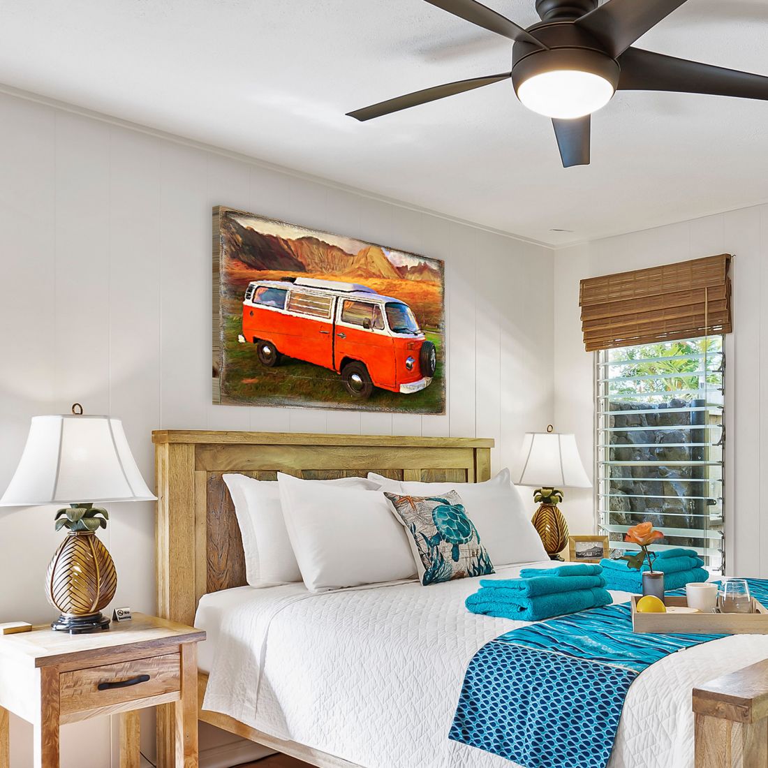 Tolliver Van Art Wooden Wall Art by Nature Wonders - Nature Wildlife Decor  - 95292B