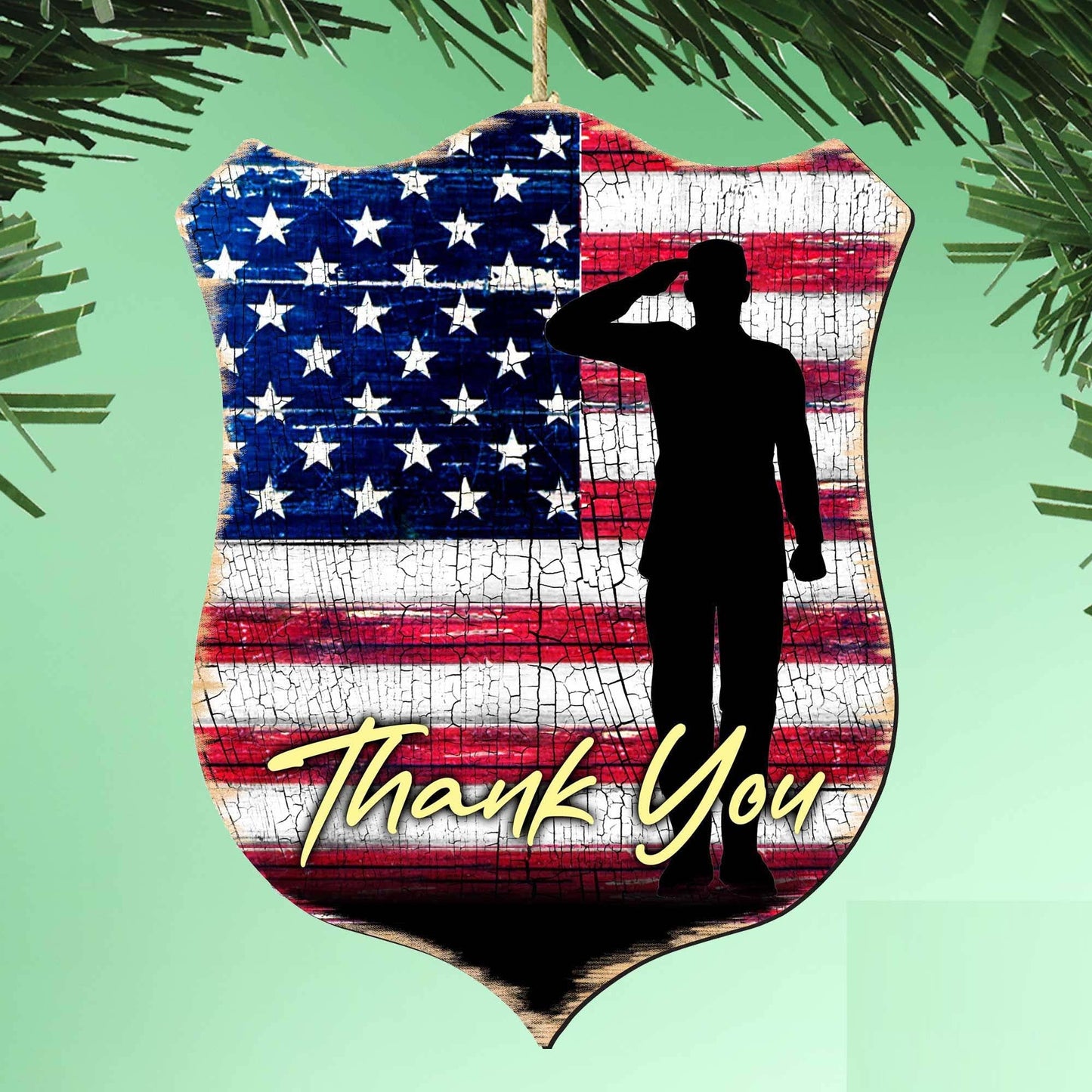 Shield of Appreciation Wooden Ornaments - International Decor - 8187101