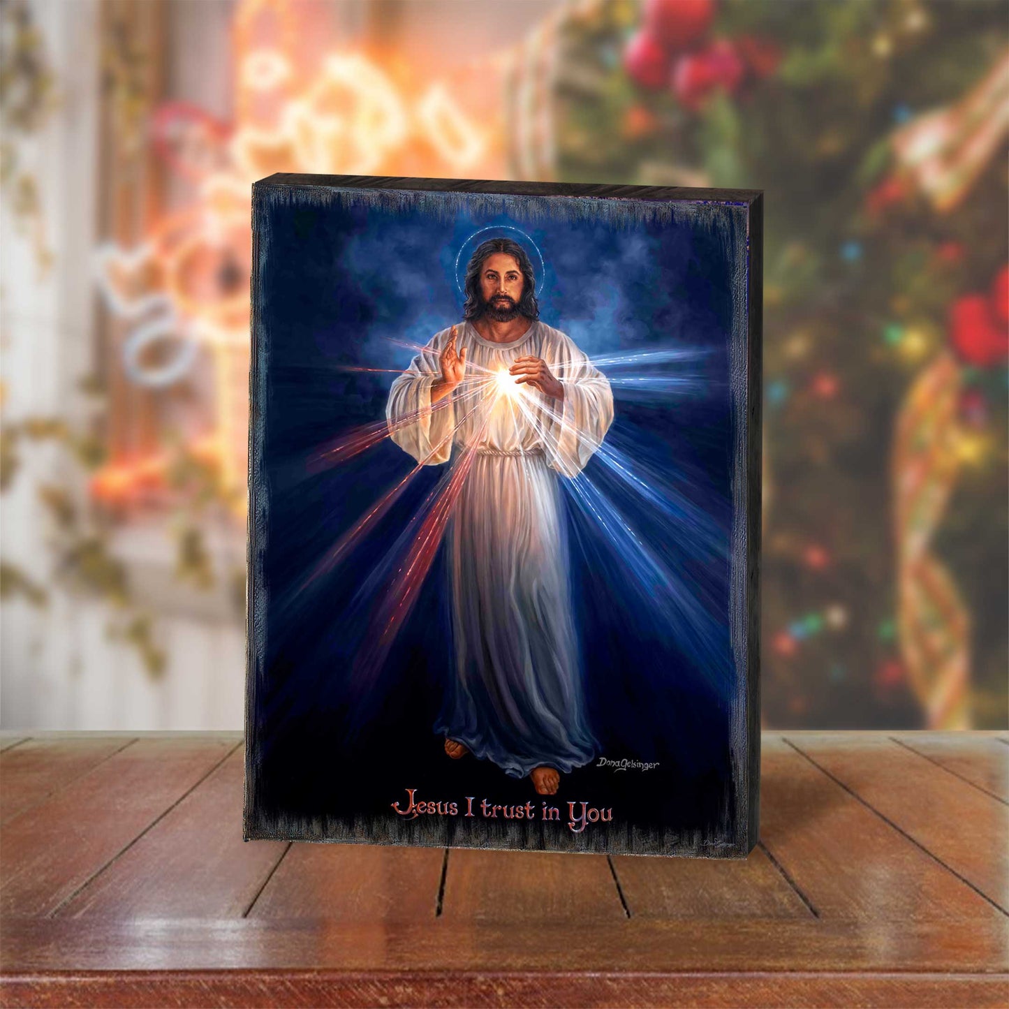 Divine Mercy Wall Art by D. Gelsinger - Nativity Holiday Decor  - 95688B-DG