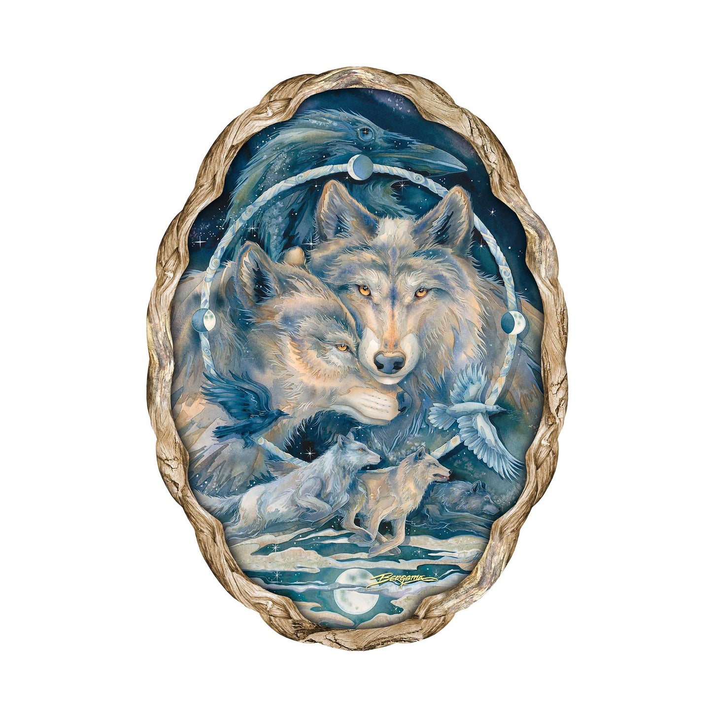 In Spirit I Am Free Wildlife Wall Art - J. Bergsma - Wildlife Holiday Decor - 8591723W-JB