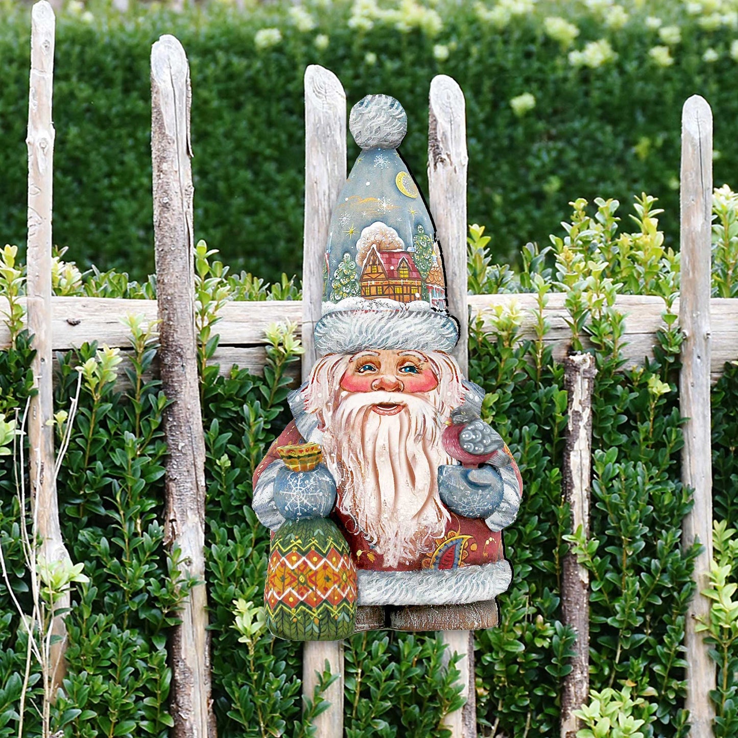 The First Noel Christmas Door Decor by G. DeBrekht - Christmas Santa Snowman Decor - 8116410H