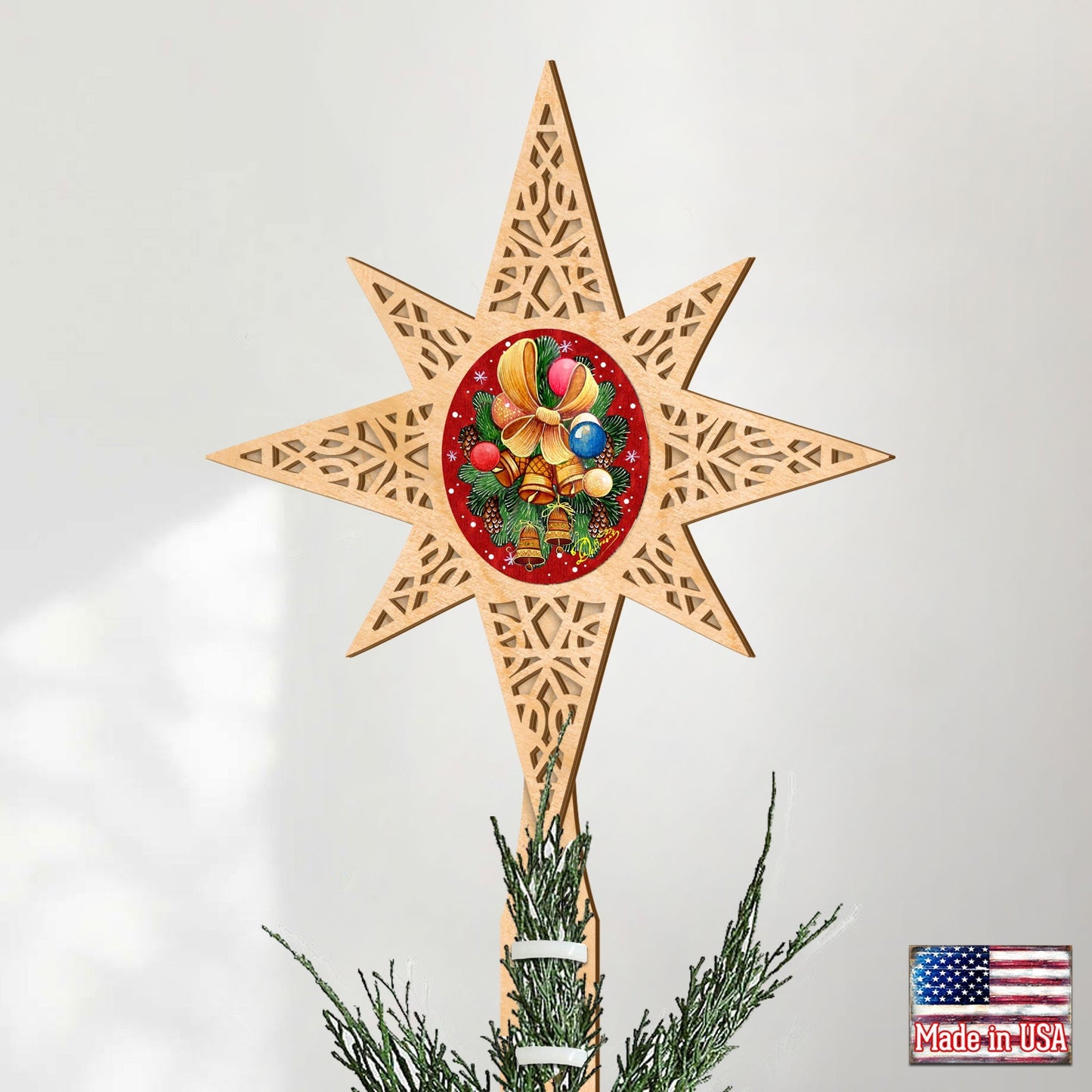 Classic Christmas Tree Topper by G. DeBrekht - Christmas Decor - 89499