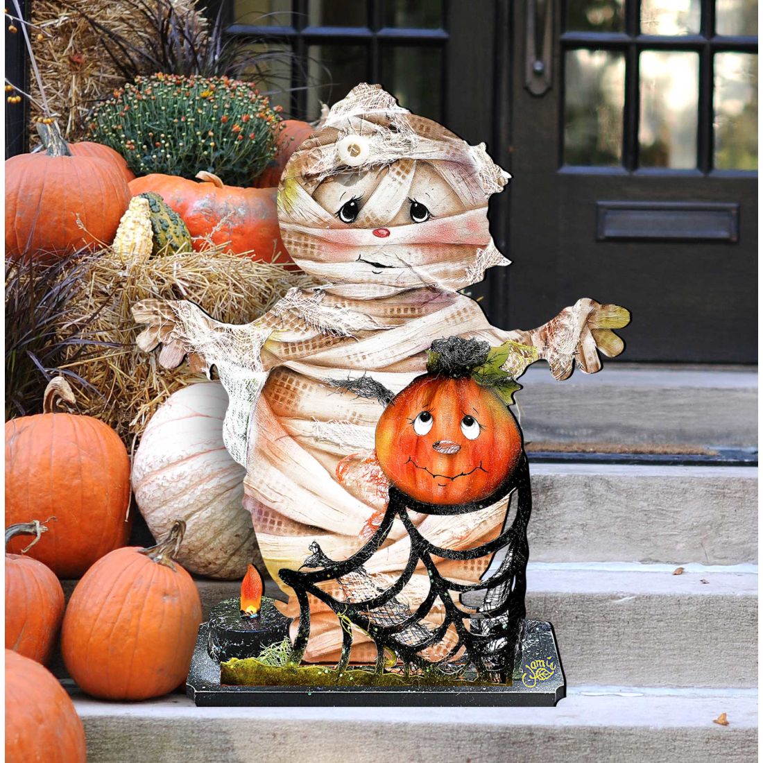 Some Mummy Loves You Halloween Door Decor by Jamie Mills-Price - Thanksgiving Halloween Decor - 8457406H