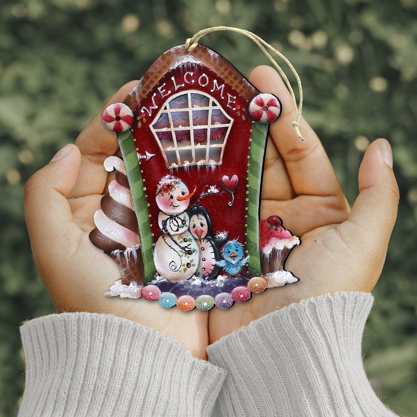 A Season of Sweet Christmas Wooden Ornaments by Jamie Mills-Price Christmas Santa Snowman Decor - 8611079-MP