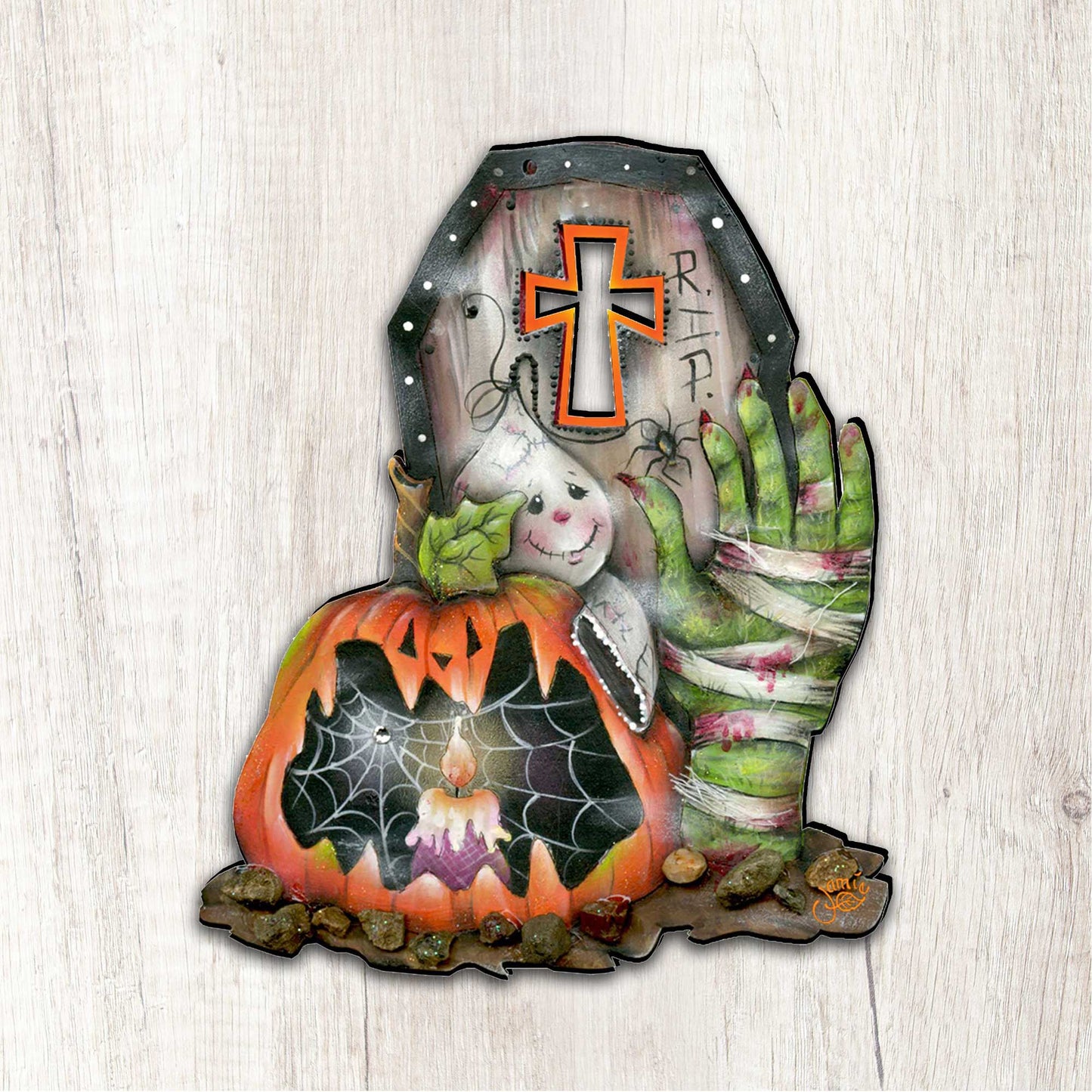 Scary Harry Halloween Door Decor by Jamie Mills-Price - Thanksgiving Halloween Decor - 8457405H