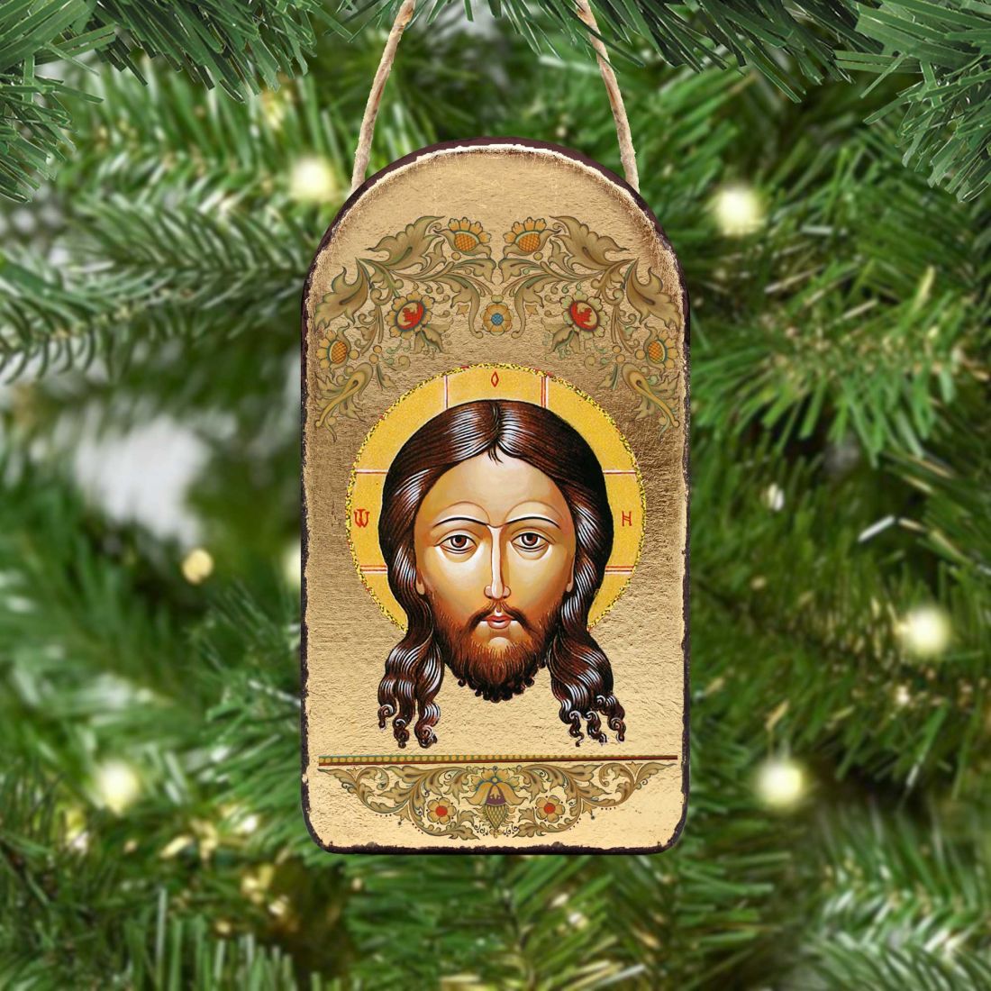 Icon of The Holy Face Religious Orthodox Sacred Icon Ornament - Inspirational Icon Decor - 87018