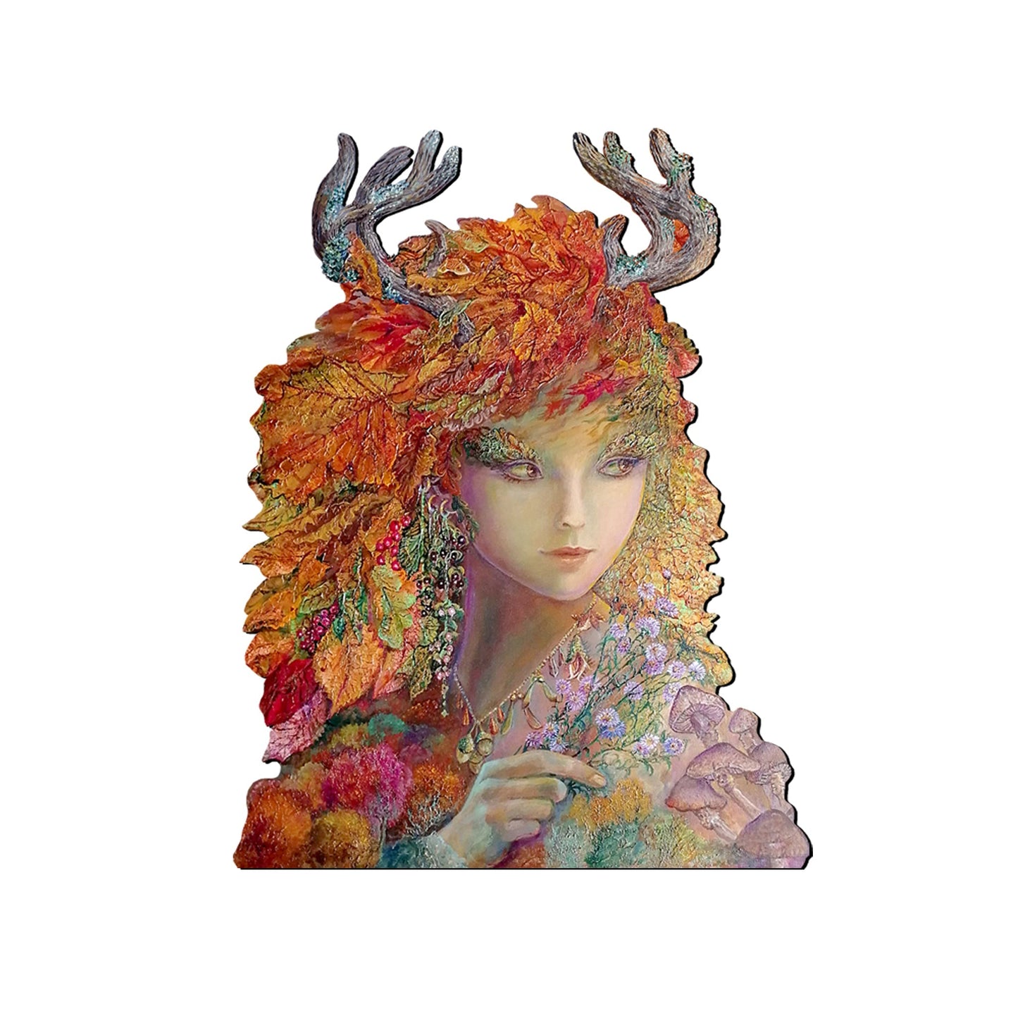 Autumn Halloween Door Decor by Josephine Wall - Thanksgiving Halloween Decor - 845611H-JW